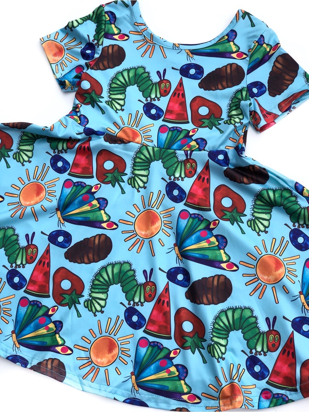 Back to School Twirl Dress Very Hungry Caterpillar birthday Kindergarten dress